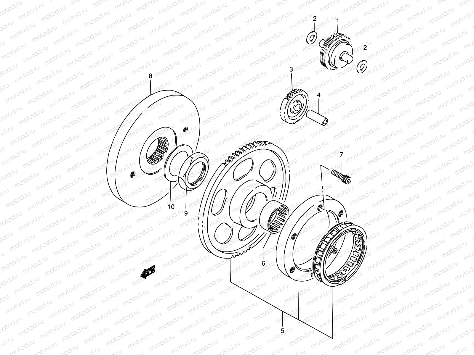7 - STARTER CLUTCH
