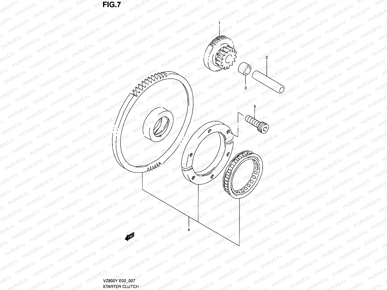 7 - STARTER CLUTCH