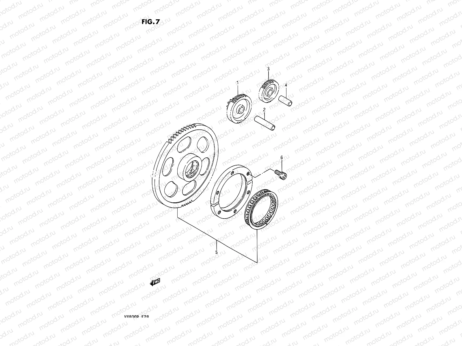 7 - STARTER CLUTCH