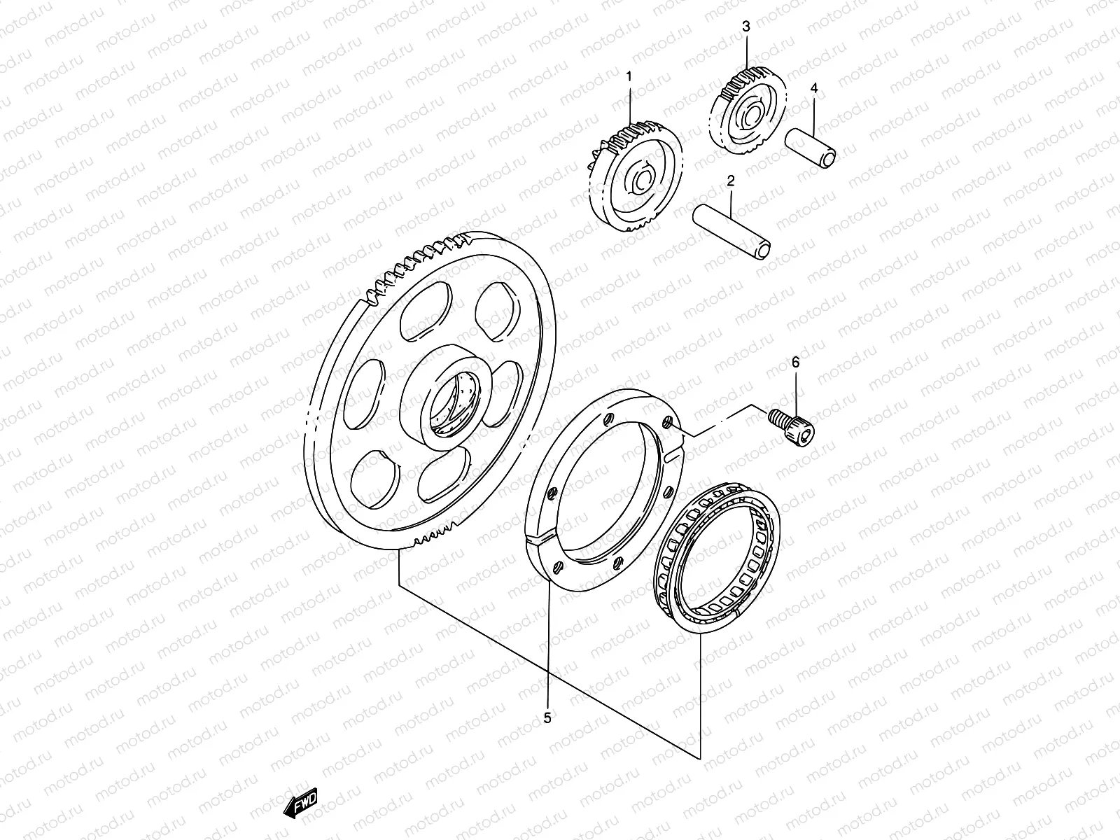 7 - STARTER CLUTCH