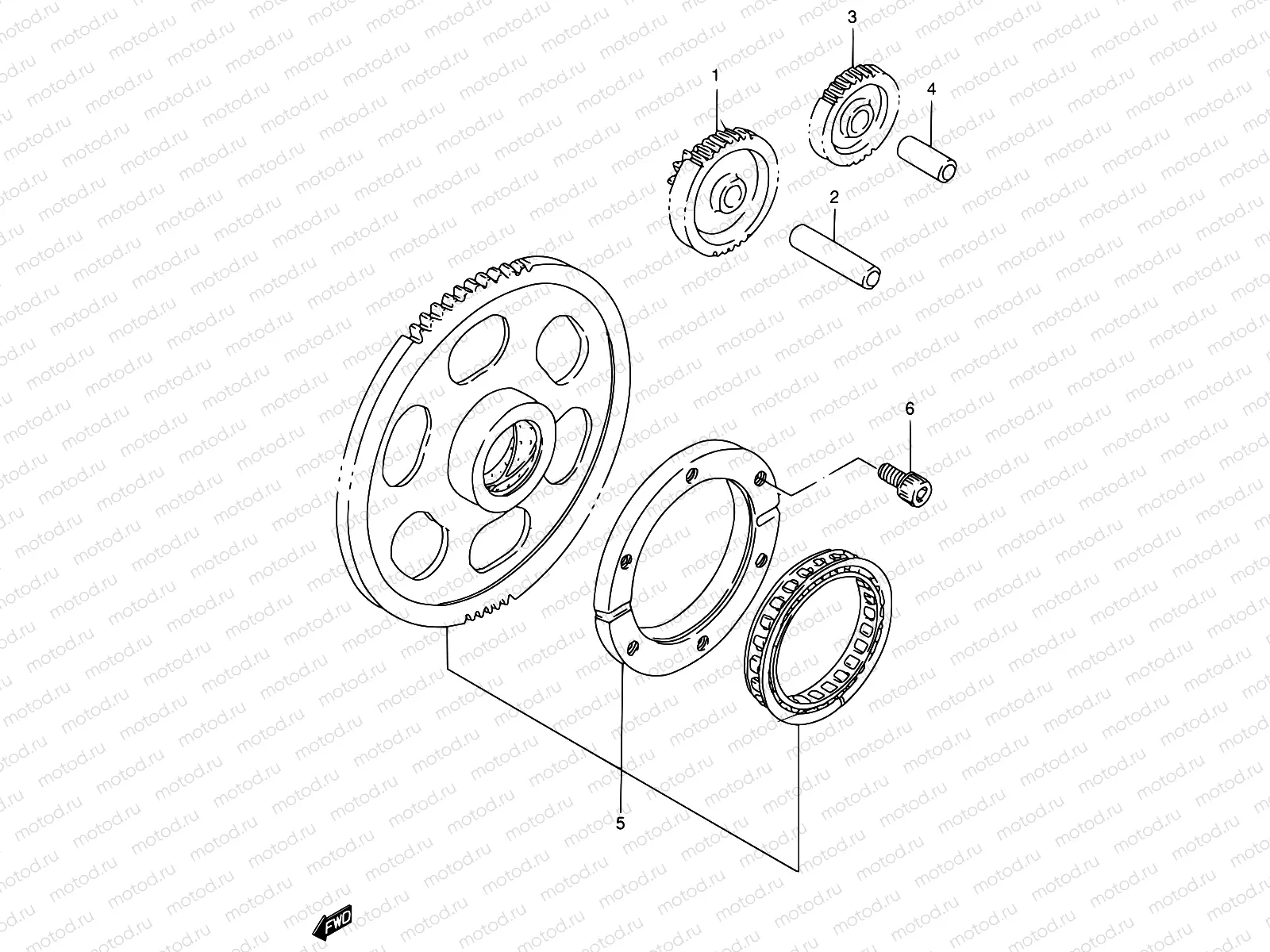 7 - STARTER CLUTCH