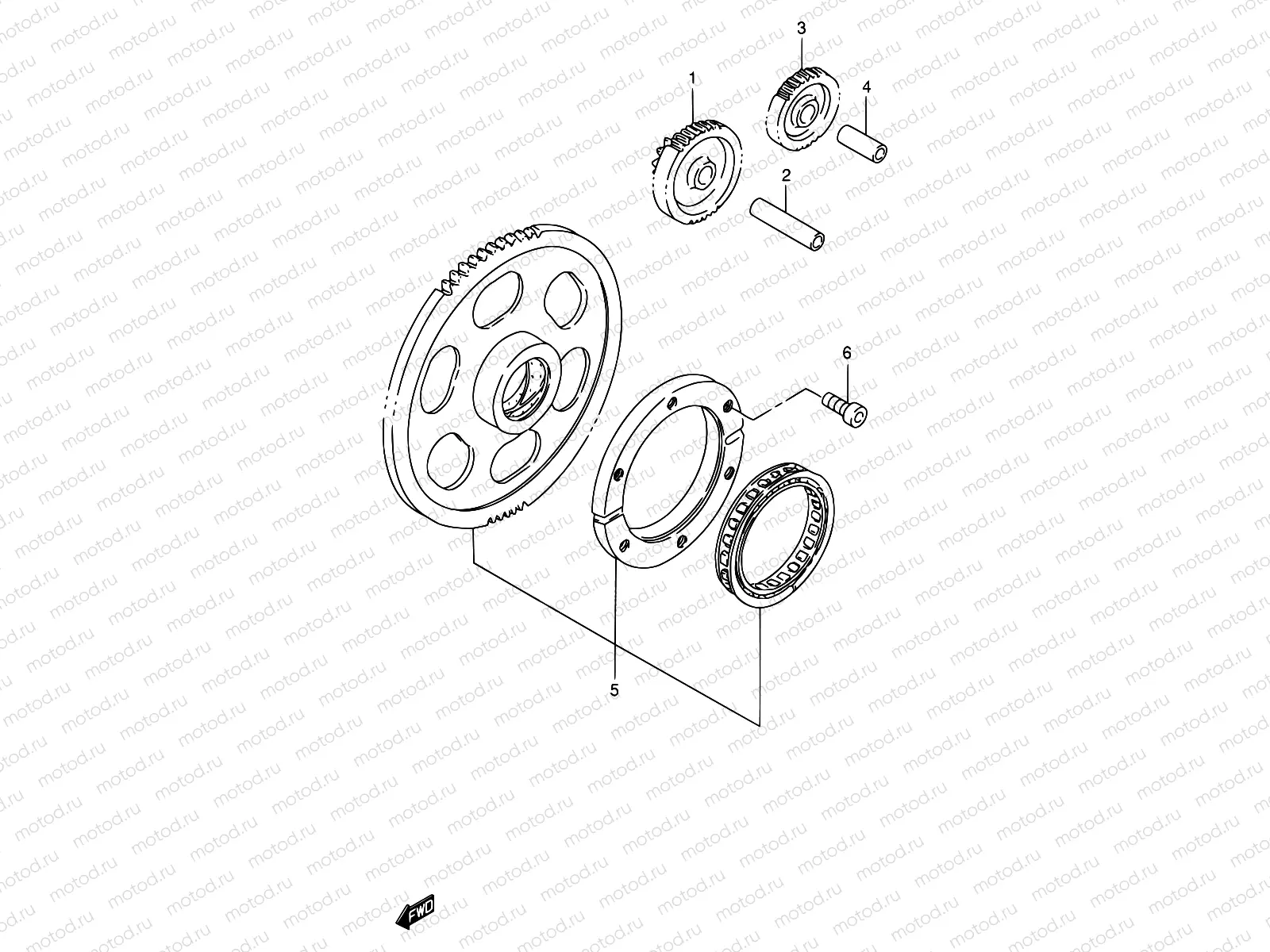 7 - STARTER CLUTCH