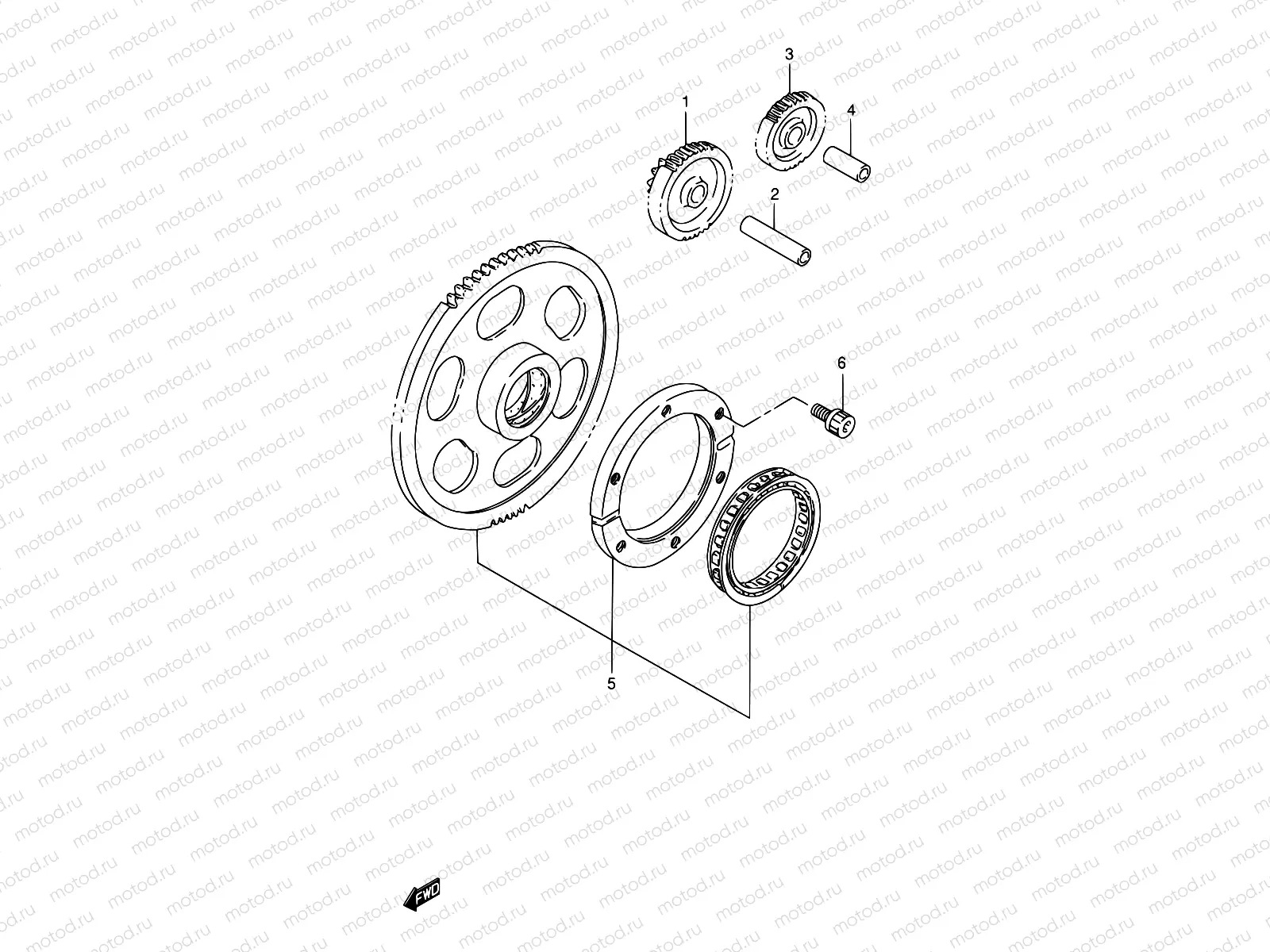 7 - STARTER CLUTCH