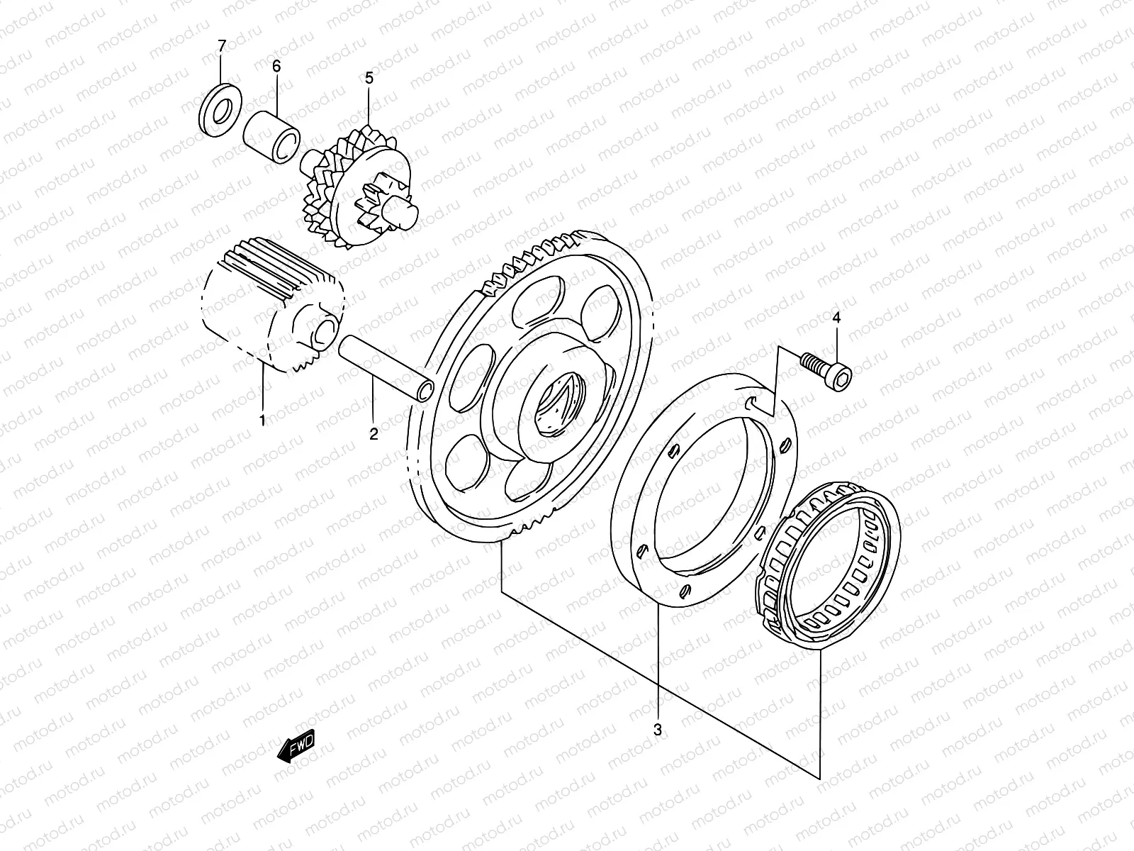 7 - STARTER CLUTCH