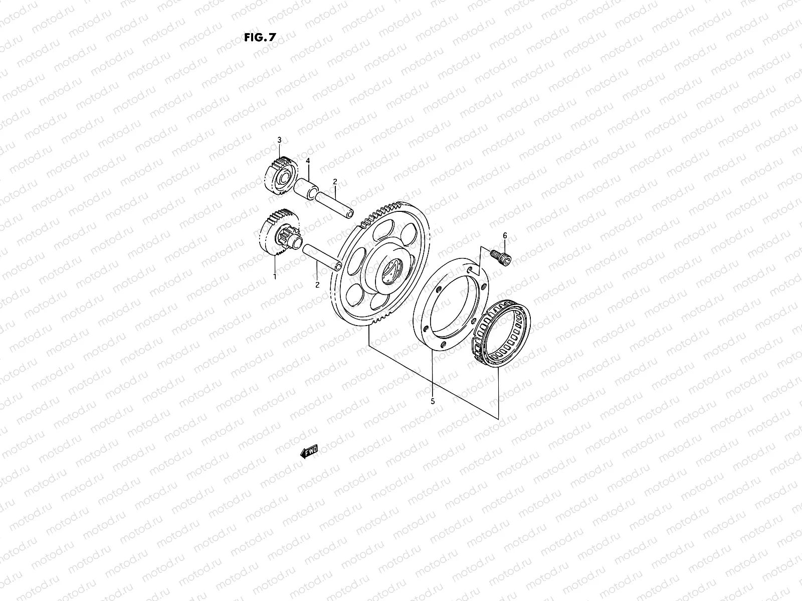 7 - STARTER CLUTCH