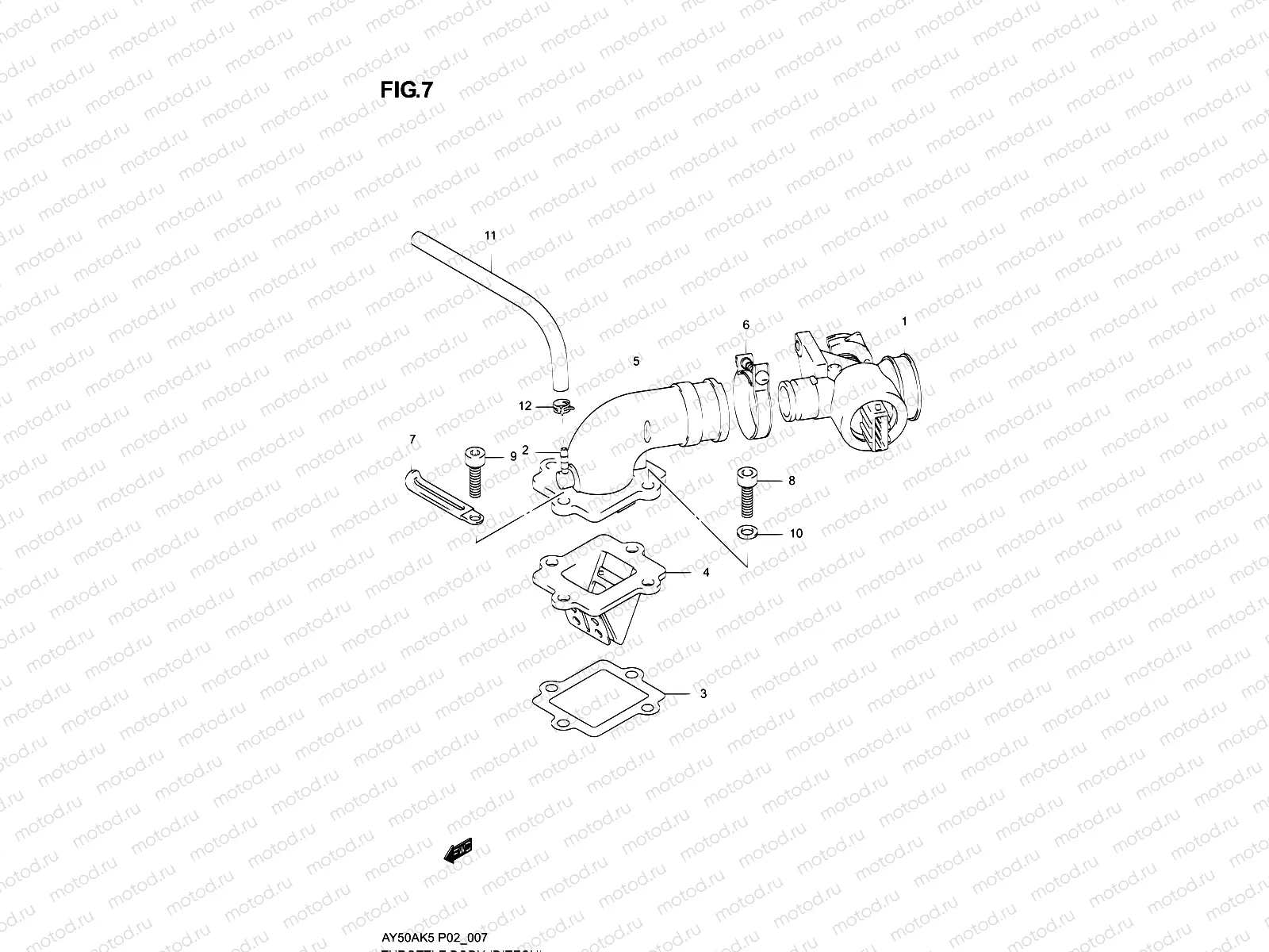 7 - THROTTLE BODY (DITECH)
