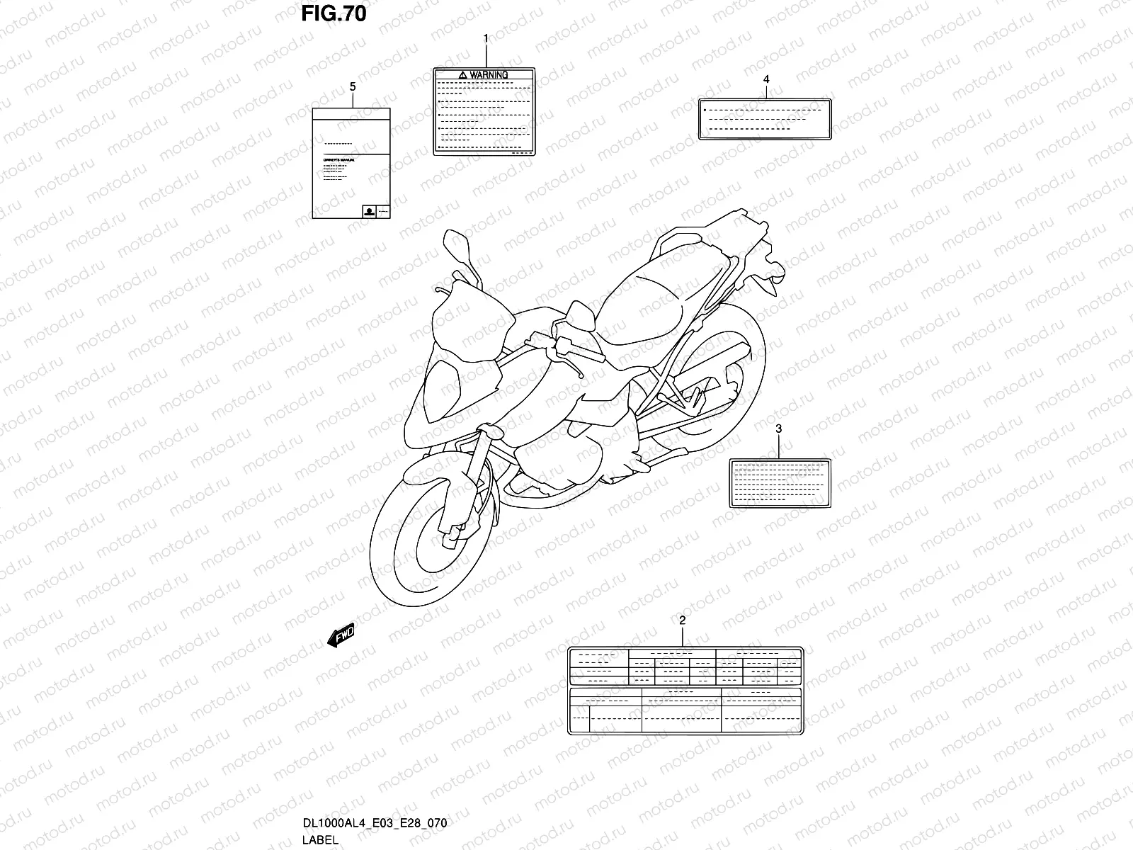 70 - LABEL (DL1000AL4 E33)