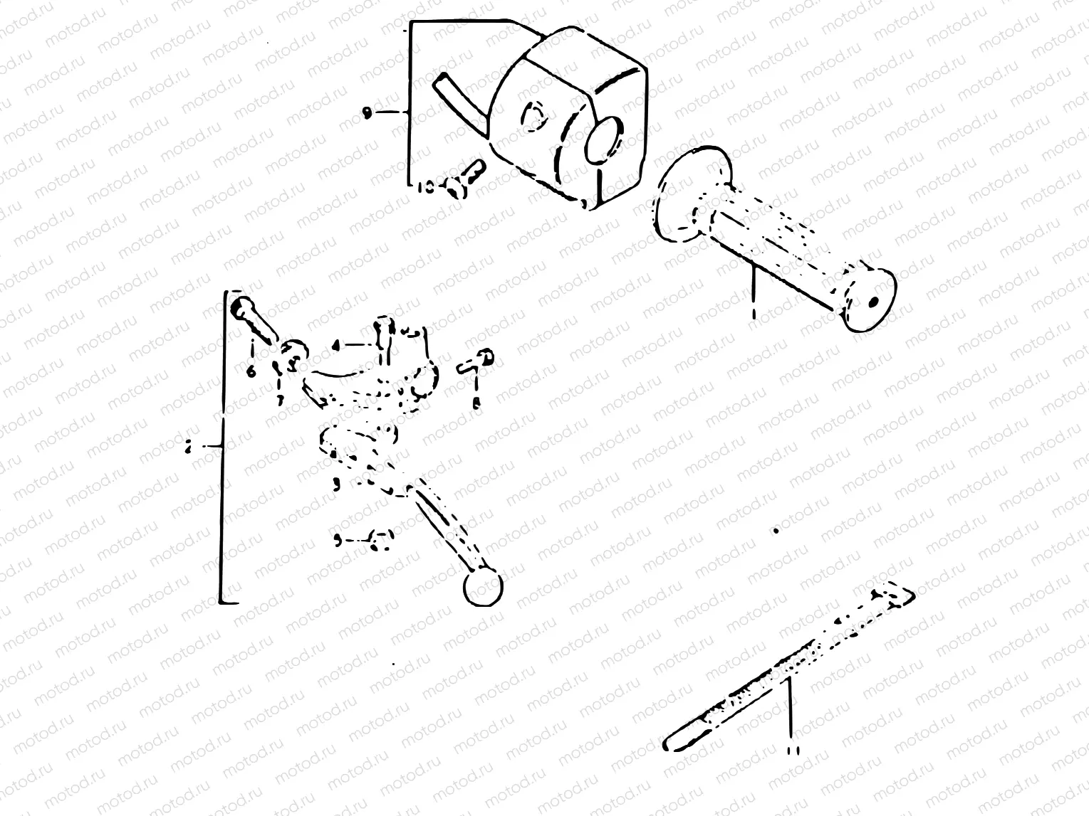 70 - LEFT HANDLE SWITCH (MODEL X)