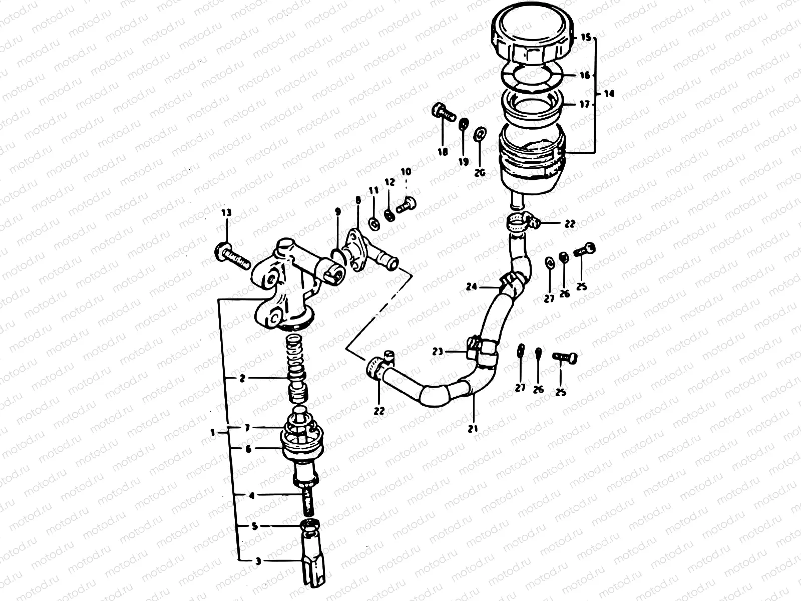 70 - REAR MASTER CYLINDER