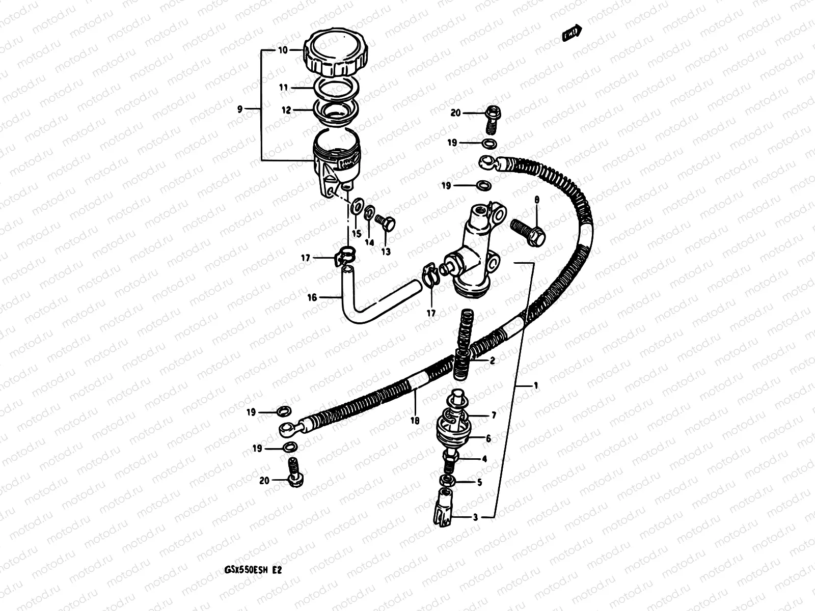 70 - REAR MASTER CYLINDER