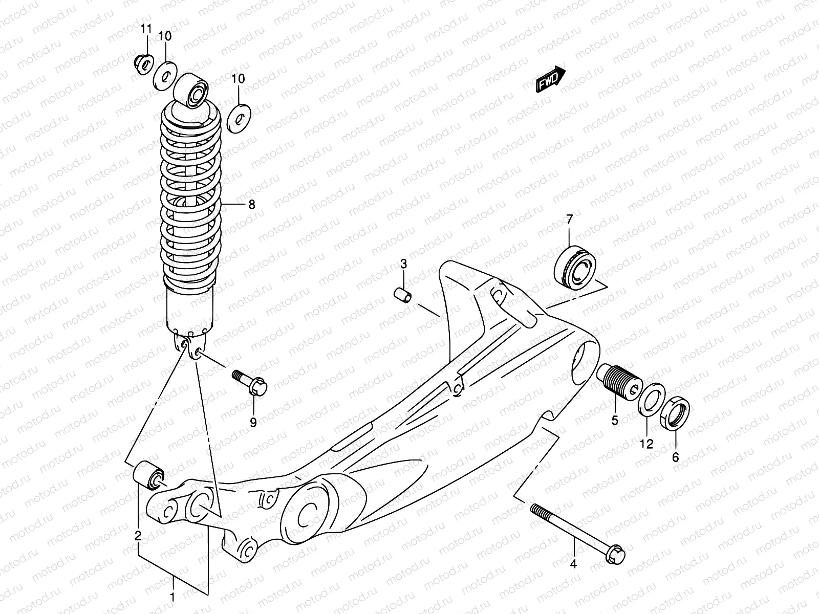 70 - REAR SWINGING ARM