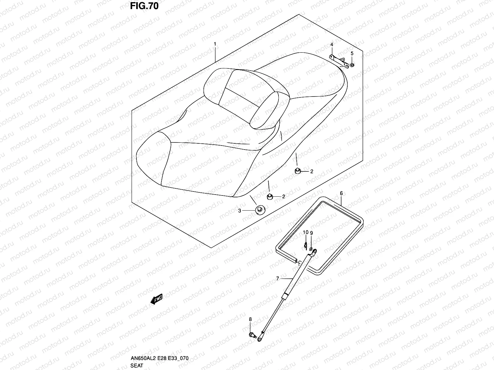 70 - SEAT (AN650AL2 E28)