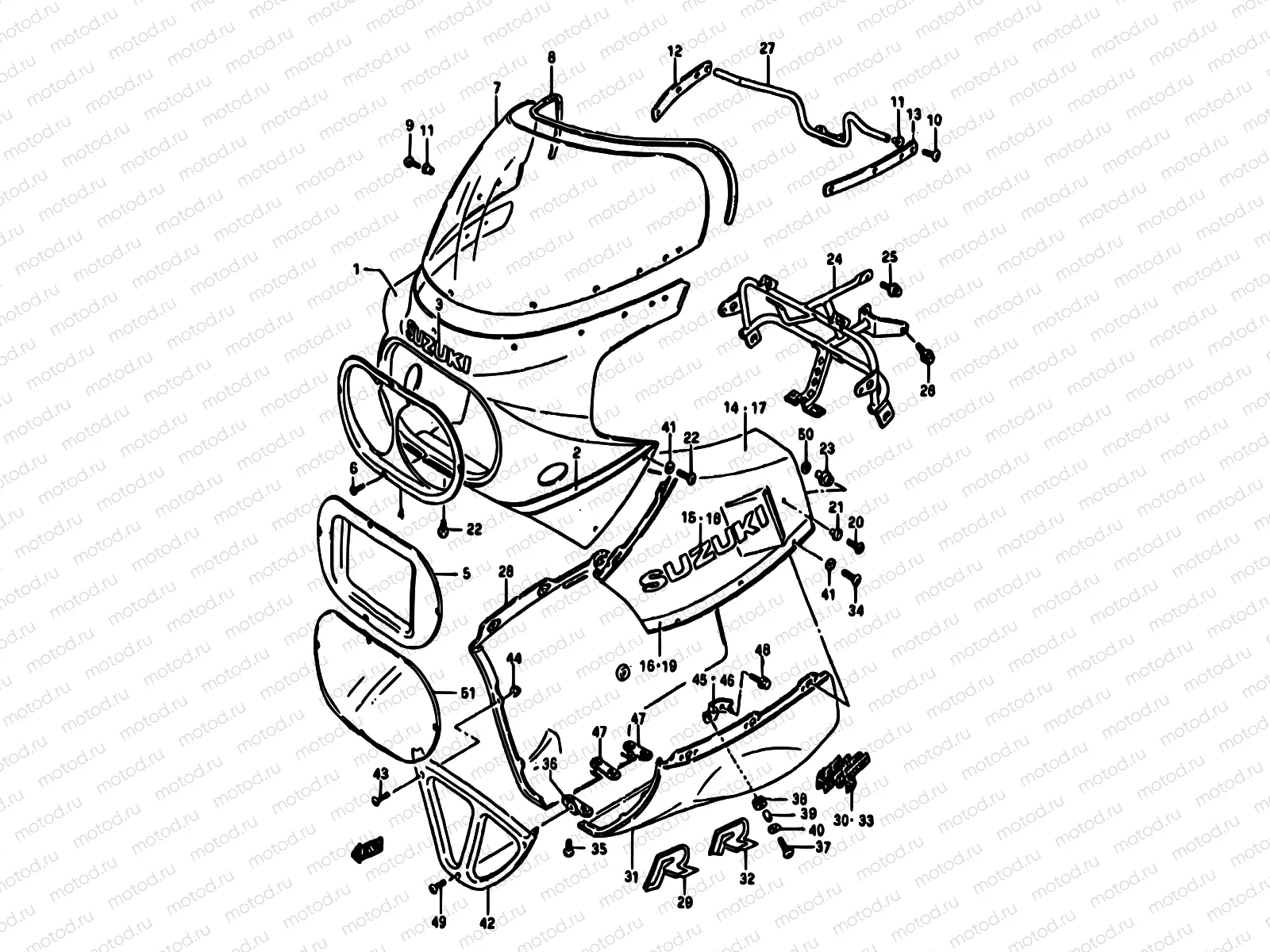 71 - COWLING (MODEL H)