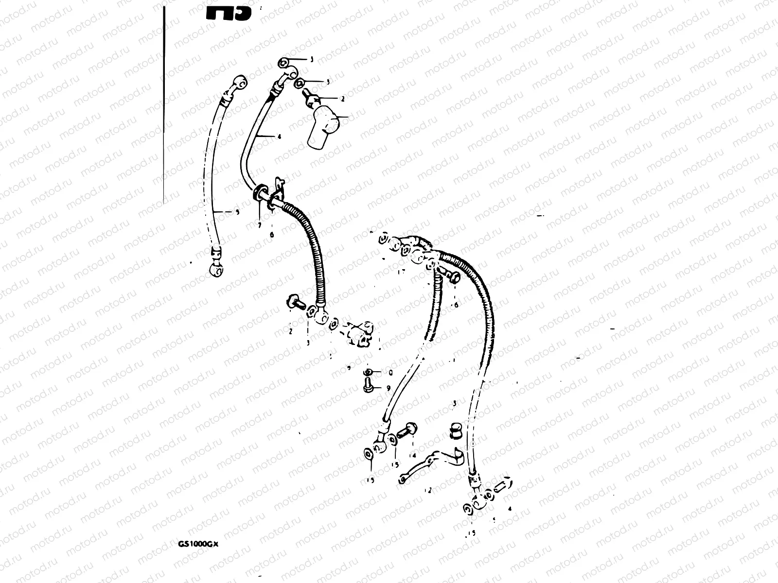 71 - FRONT BRAKE HOSE