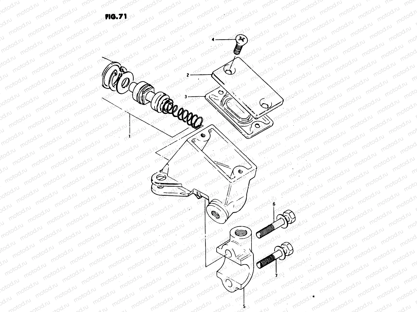 71 - FRONT MASTER CYLINDER