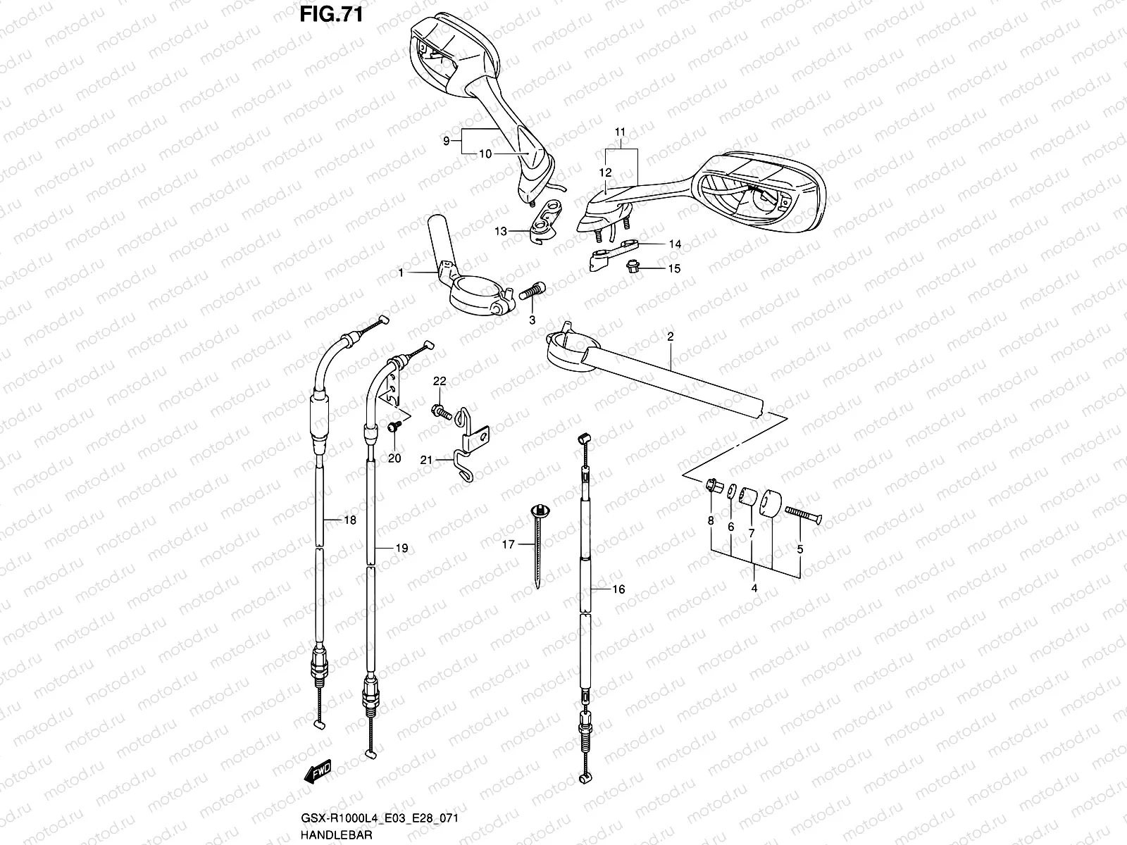 71 - HANDLEBAR