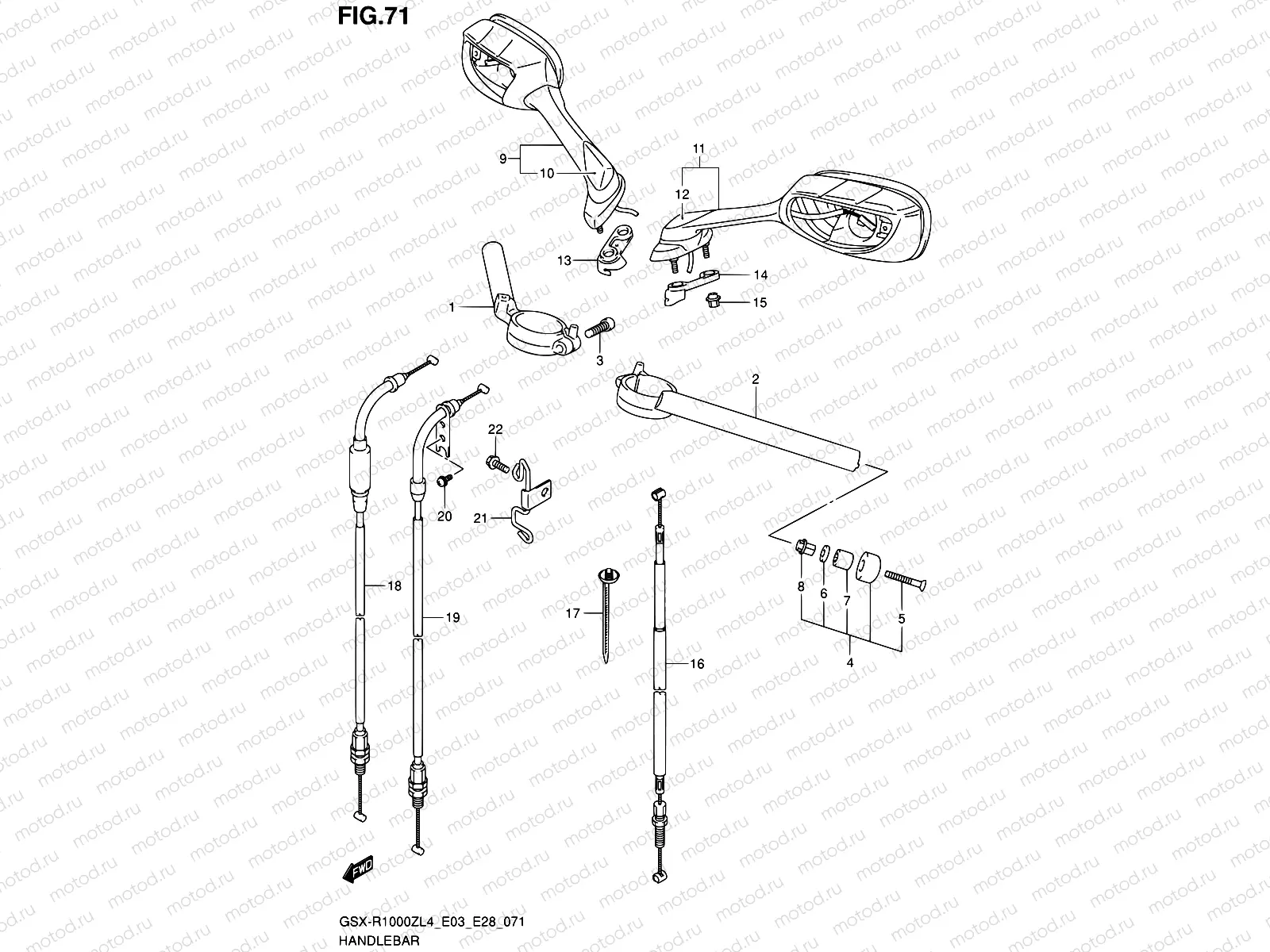 71 - HANDLEBAR