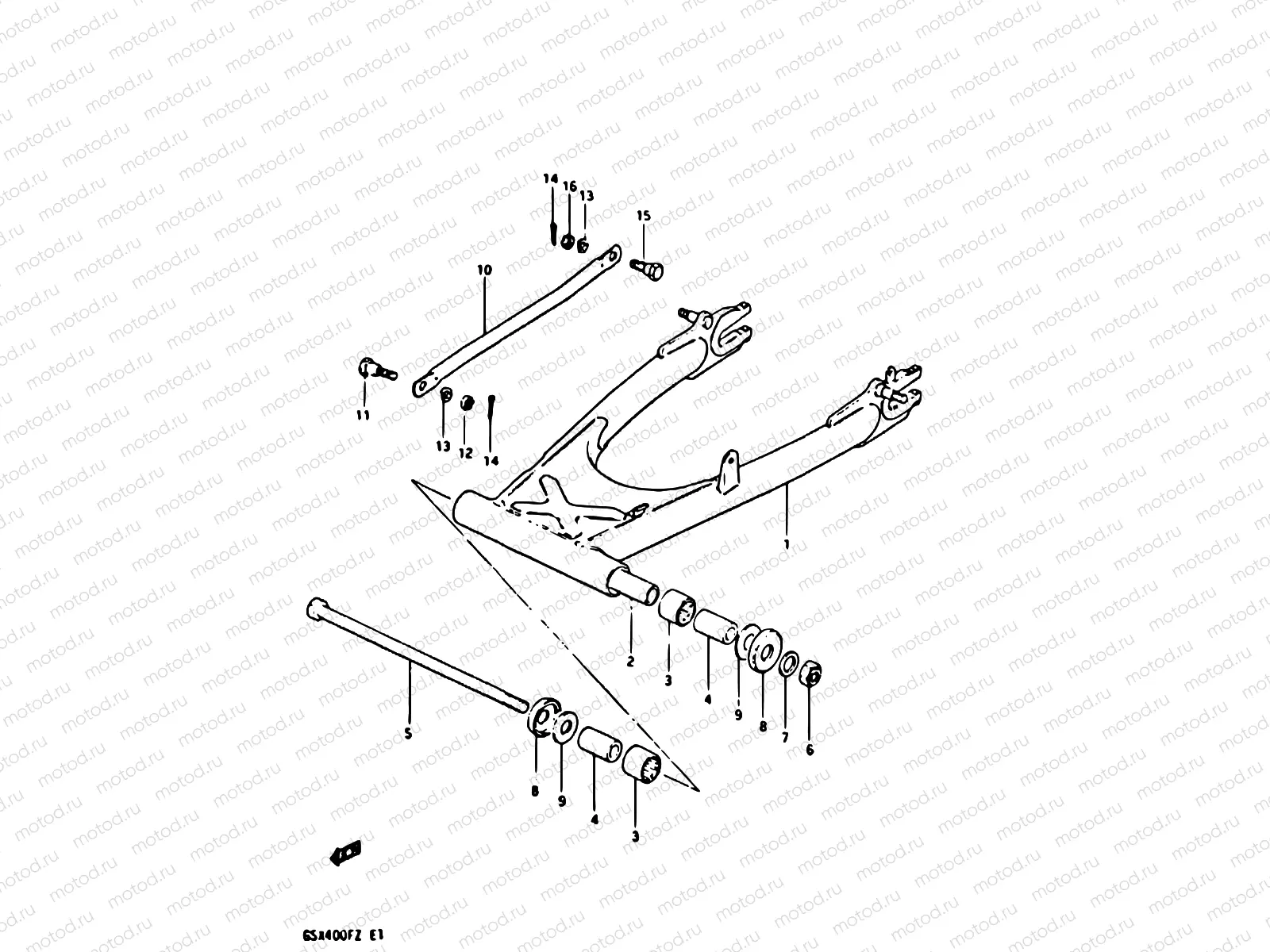 71 - REAR SWINGING ARM