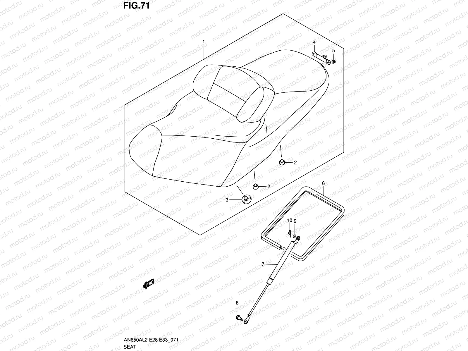 71 - SEAT (AN650AL2 E33)