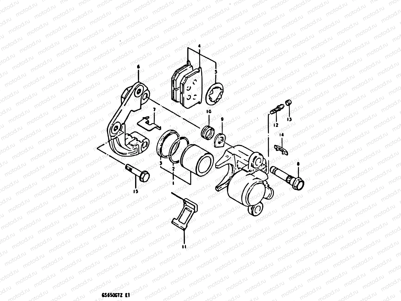 72 - FRONT CALIPERS (MODEL Z)
