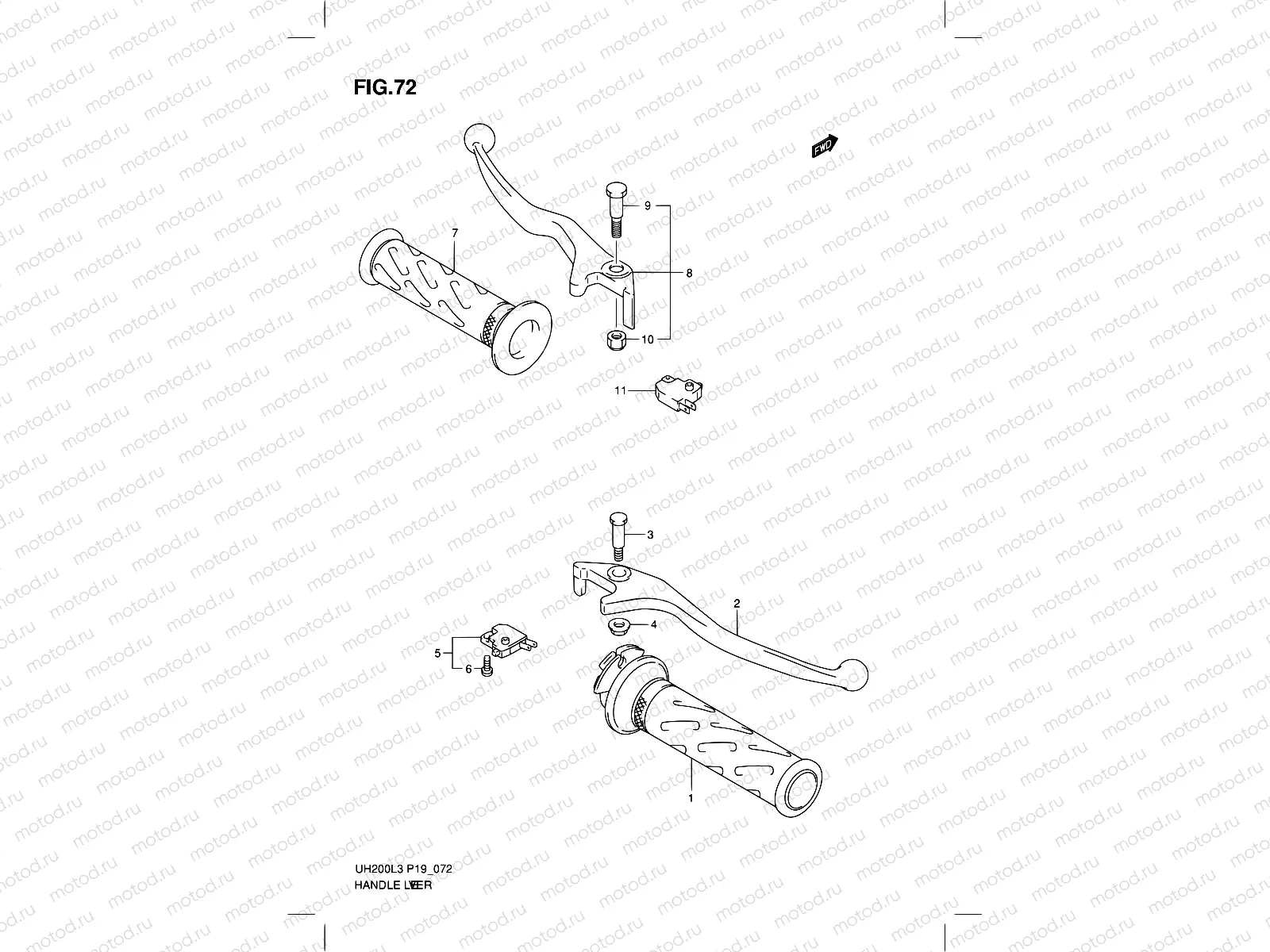 72 - HANDLE LEVER