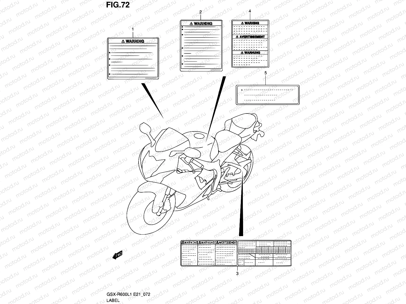 72 - LABEL (GSX-R600L1 E24)