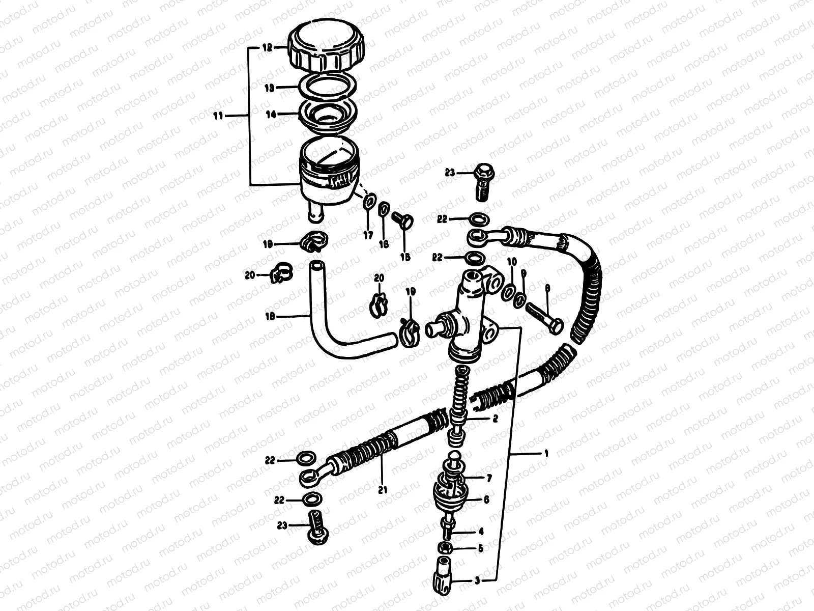 72 - REAR MASTER CYLINDER