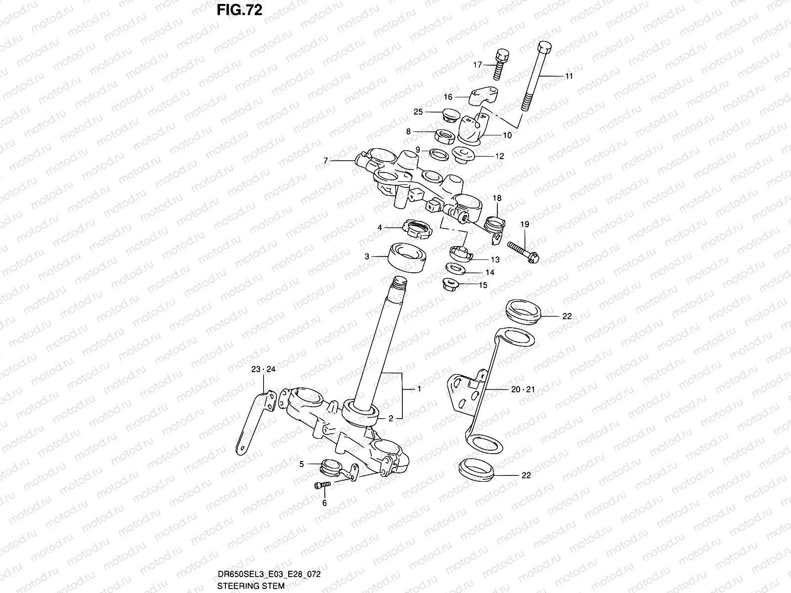 72 - STEERING STEM