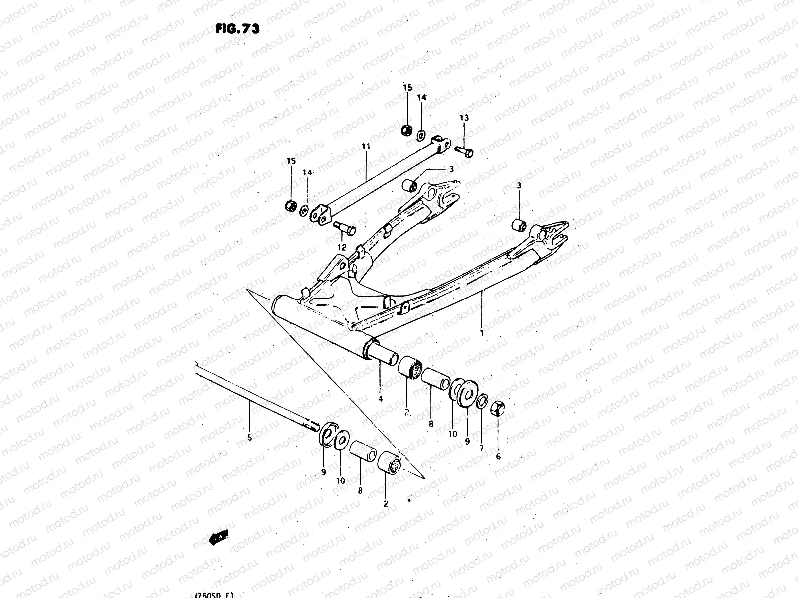 73 - REAR SWINGING ARM