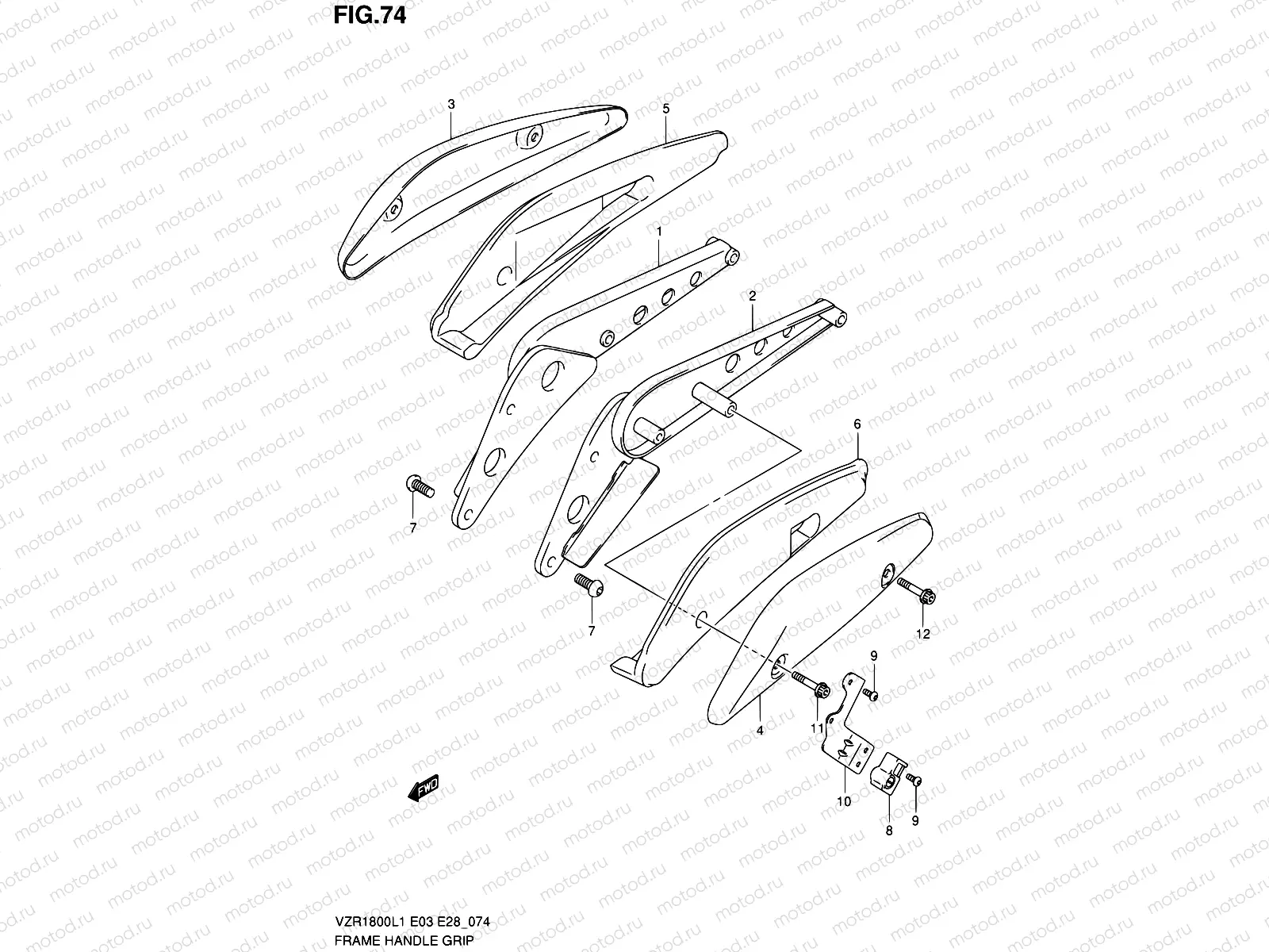 74 - FRAME HANDLE GRIP