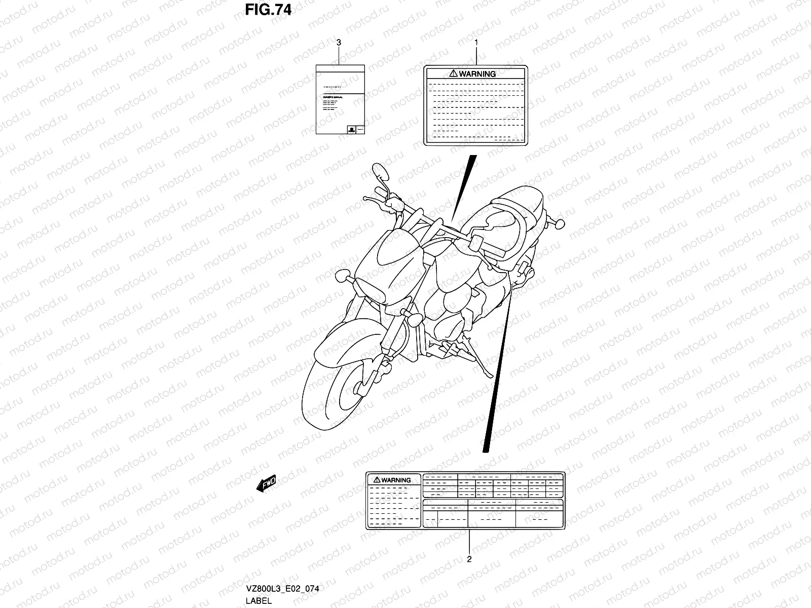 74 - LABEL (VZ800L3 E24)