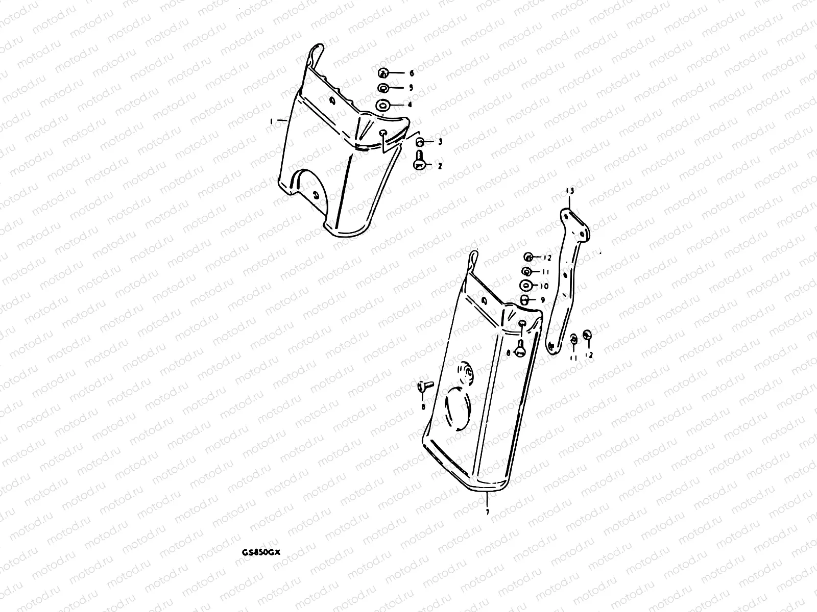 74 - REAR FENDER EXTENSION
