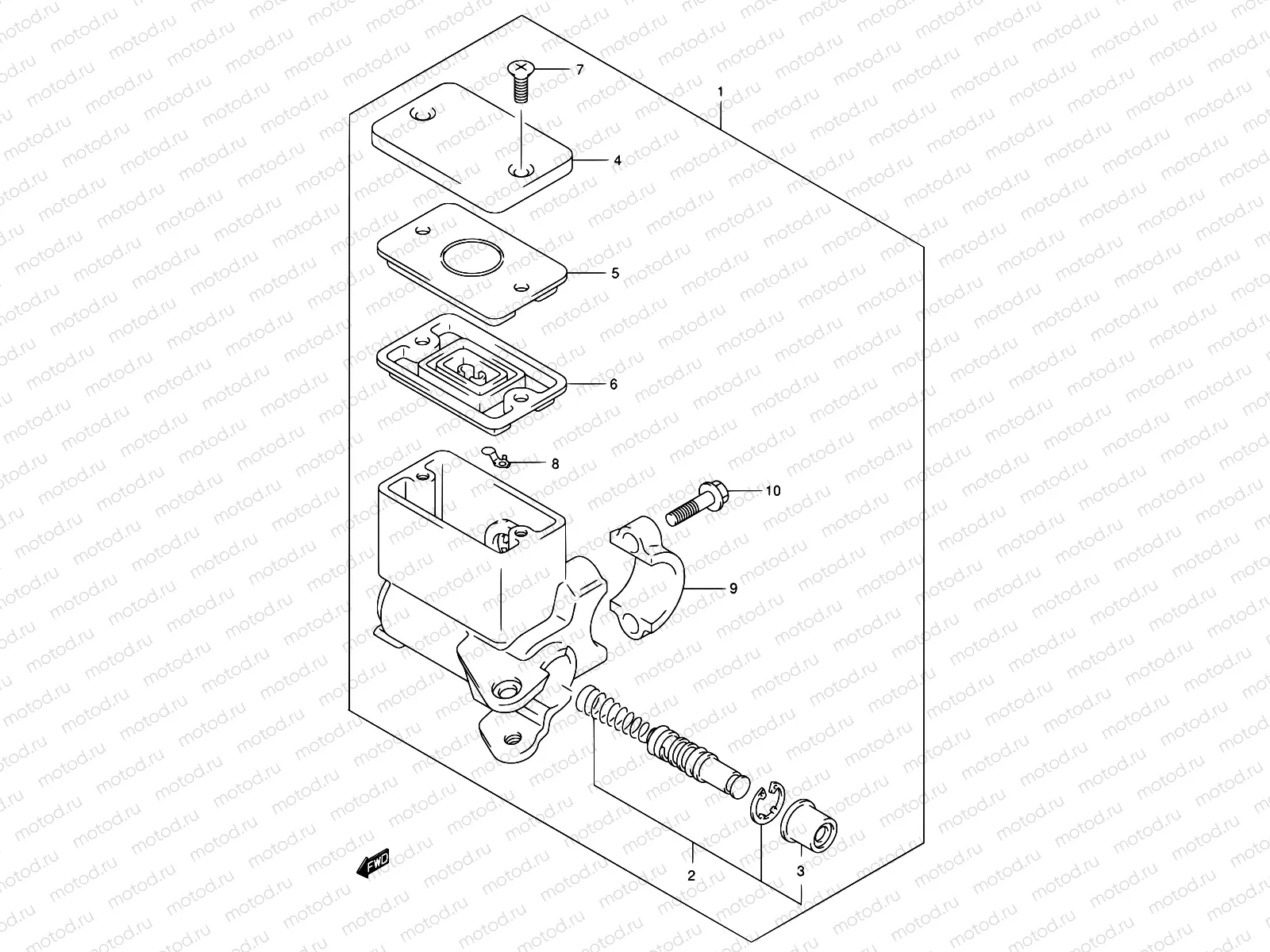 74 - REAR MASTER CYLINDER