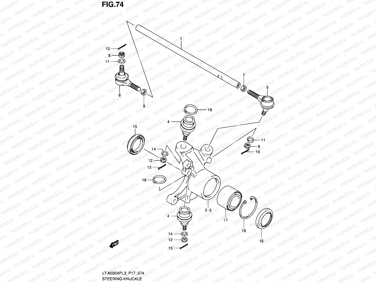 74 - STEERING KNUCKLE
