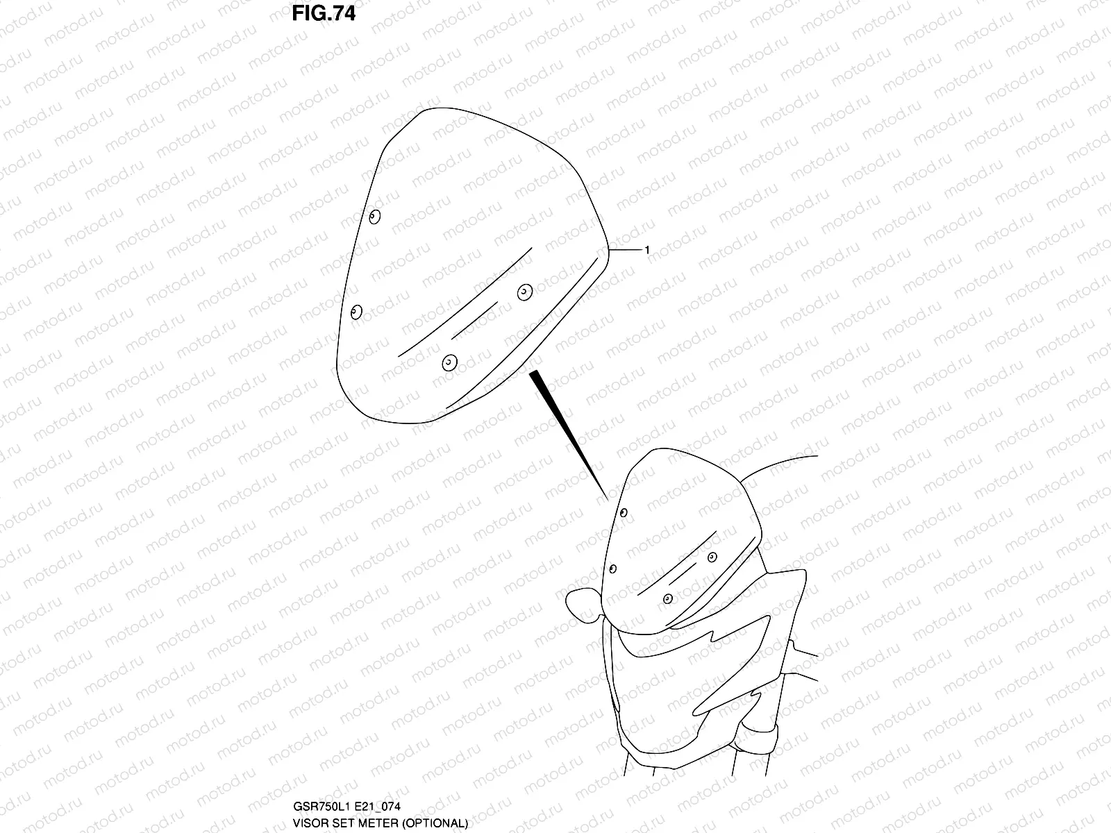 74 - VISOR SET METER (OPTIONAL)