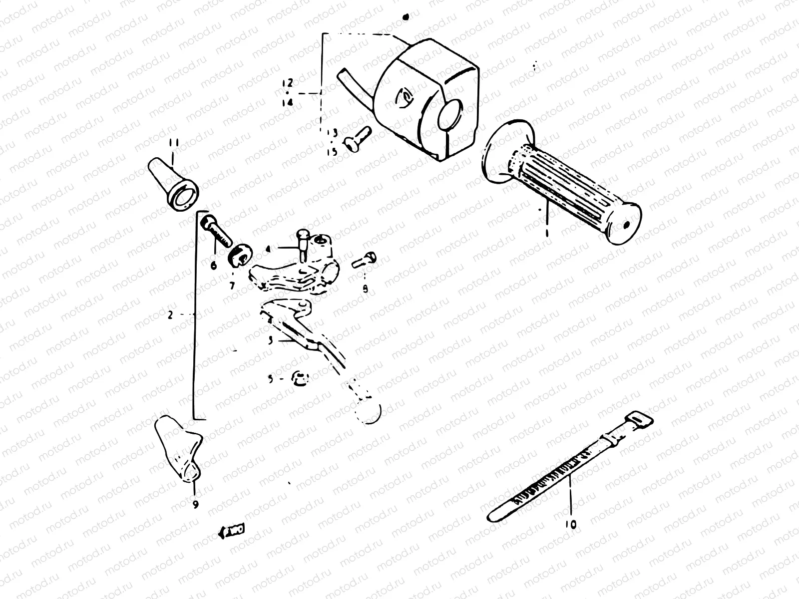75 - LEFT HANDLE SWITCH