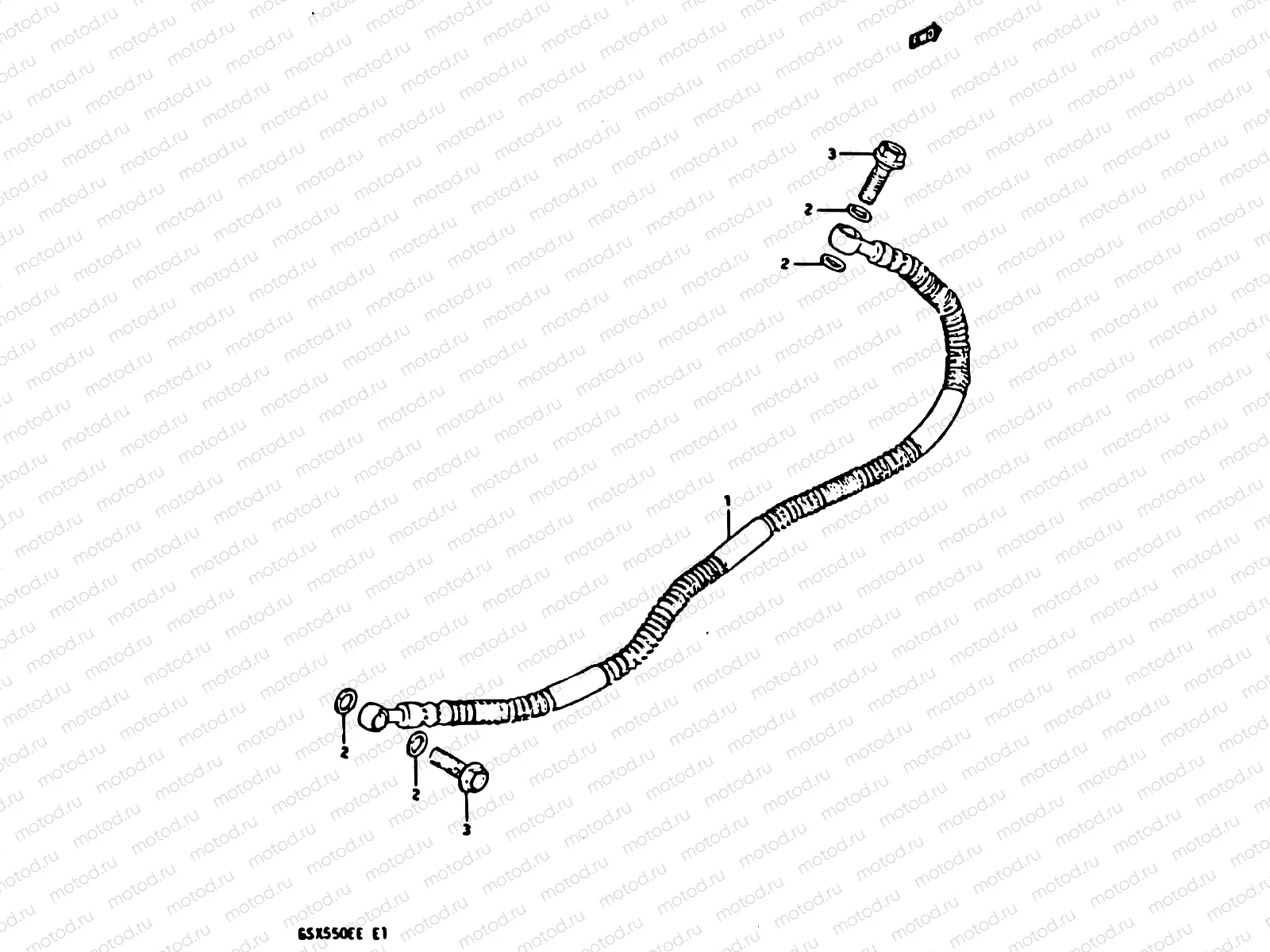 75 - REAR BRAKE HOSE