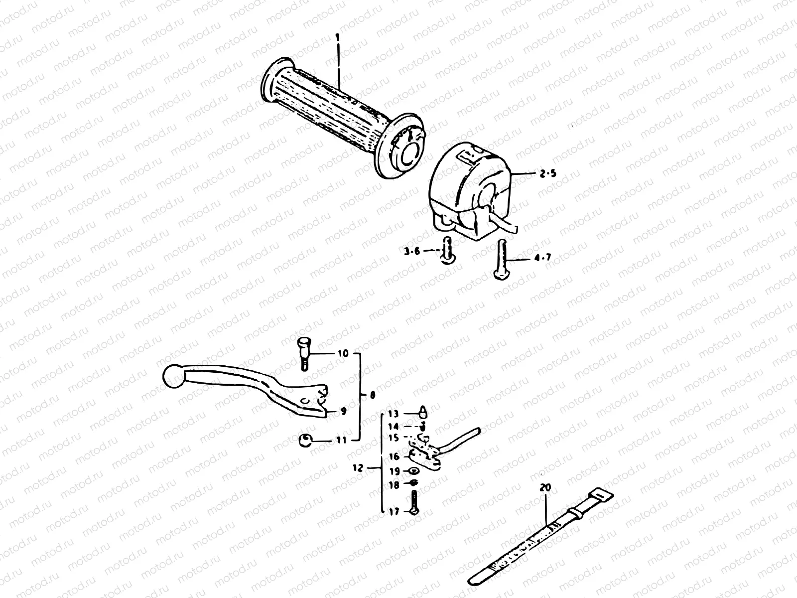 75 - RIGHT HANDLE SWITCH