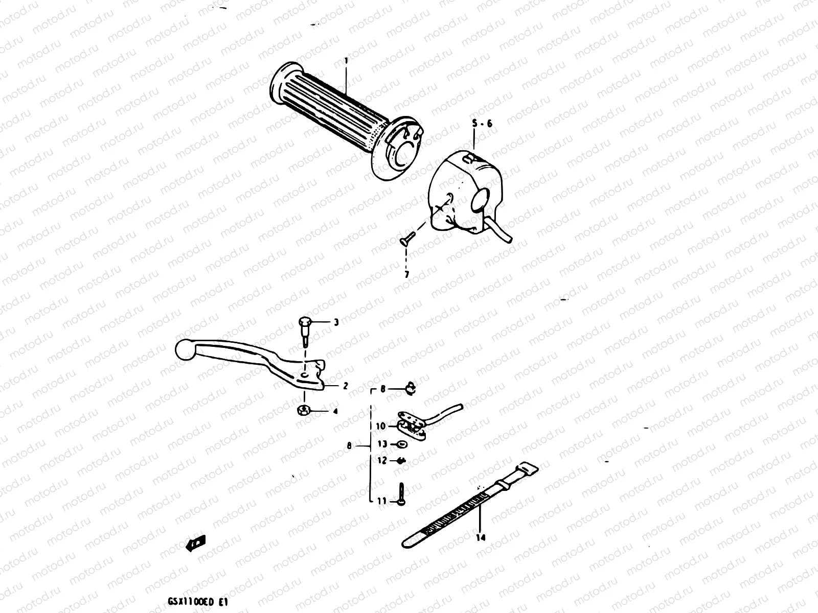 75 - RIGHT HANDLE SWITCH (MODEL Z)