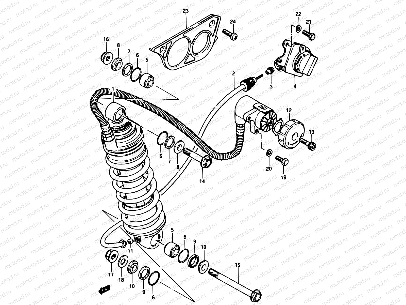 75 - SHOCK ABSORBER (MODEL E)