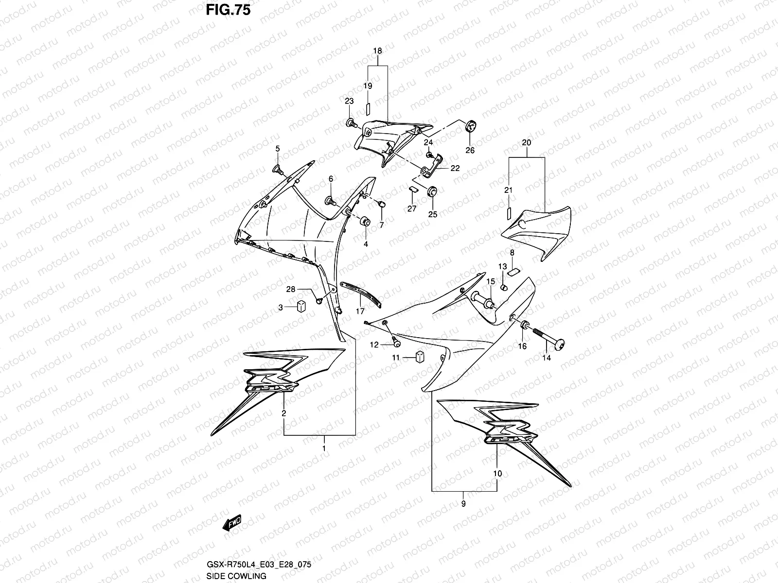 75 - SIDE COWLING (JSP,AR6)