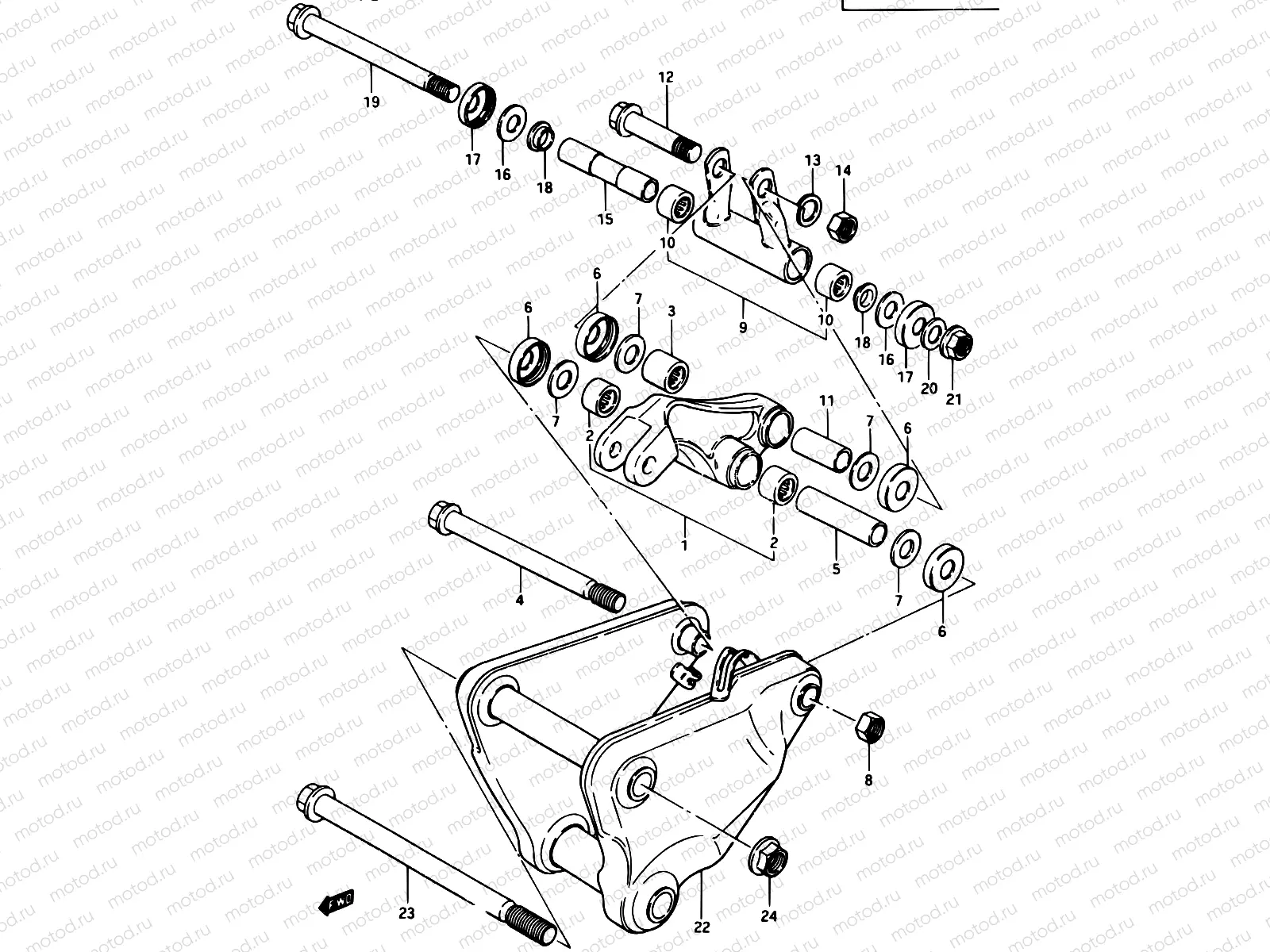 76 - CUSHION LEVER (MODEL D)