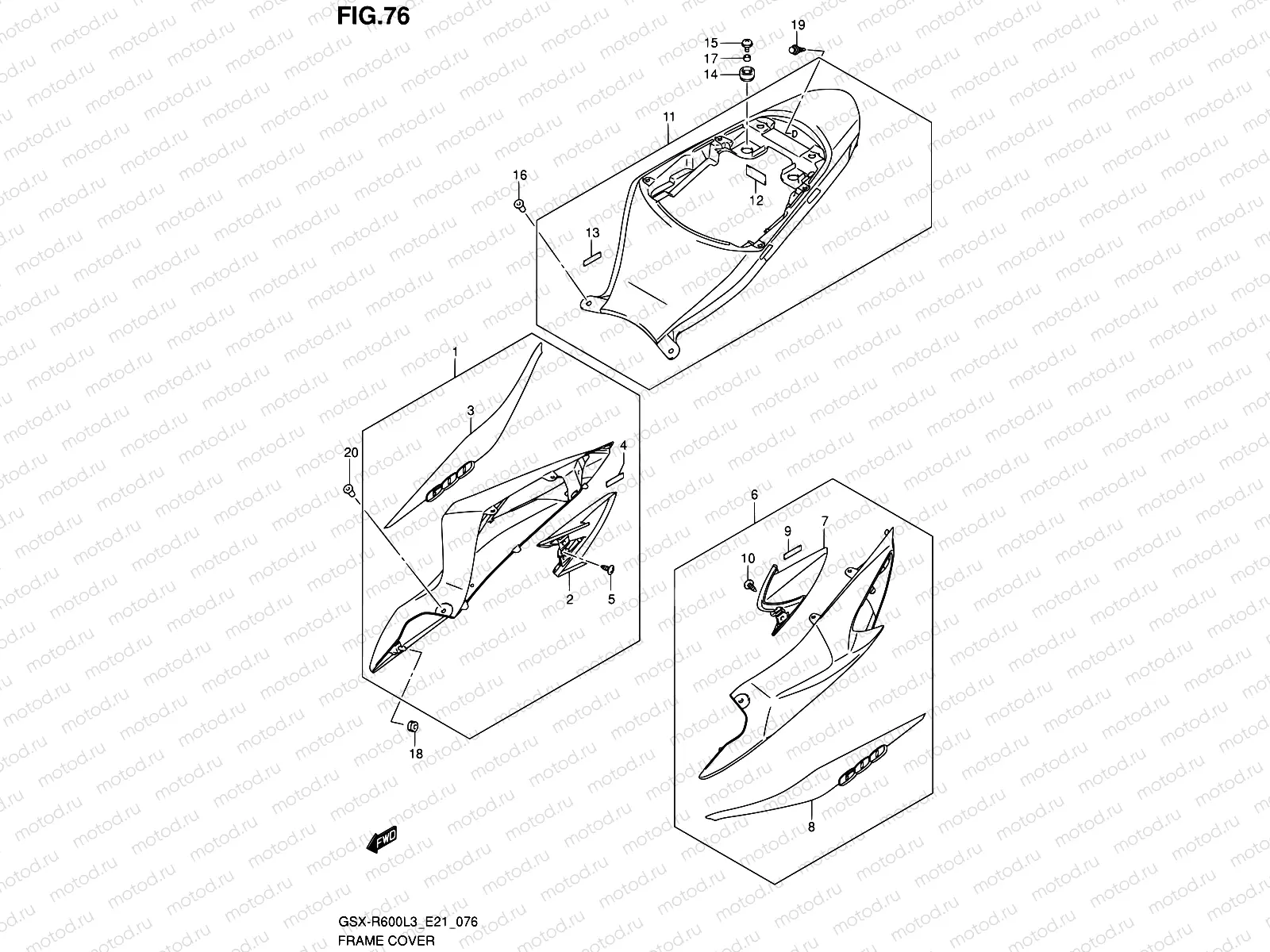 76 - FRAME COVER (AGQ)