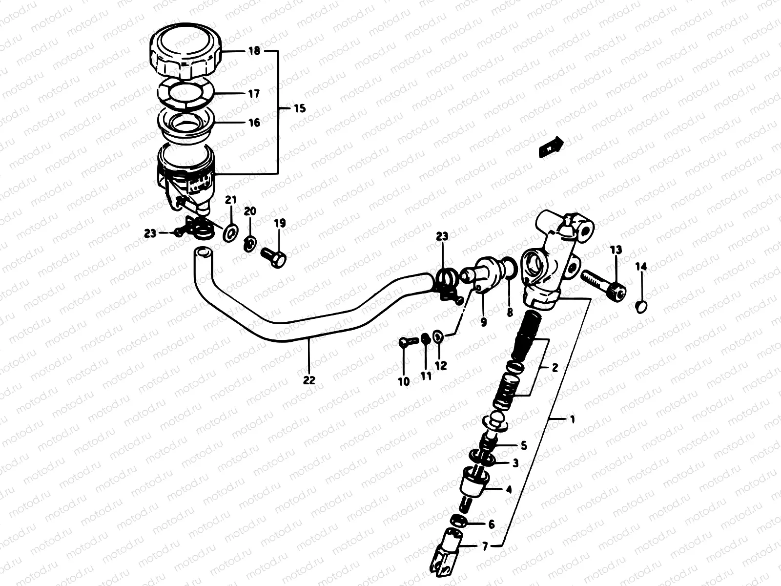 76 - REAR MASTER CYLINDER