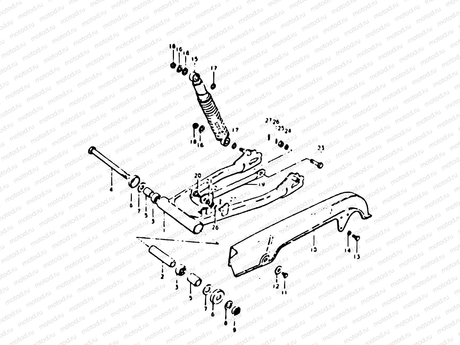 76 - REAR SWINGING ARM