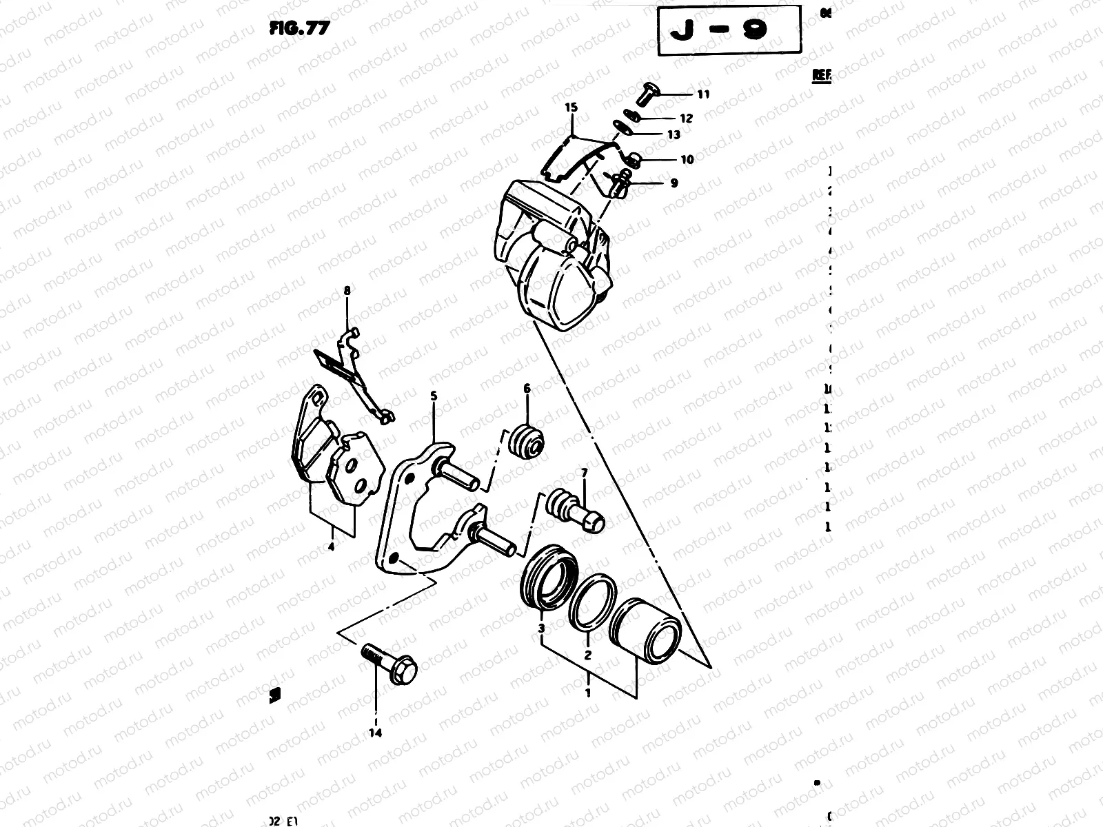 77 - FRONT CALIPERS (E34)