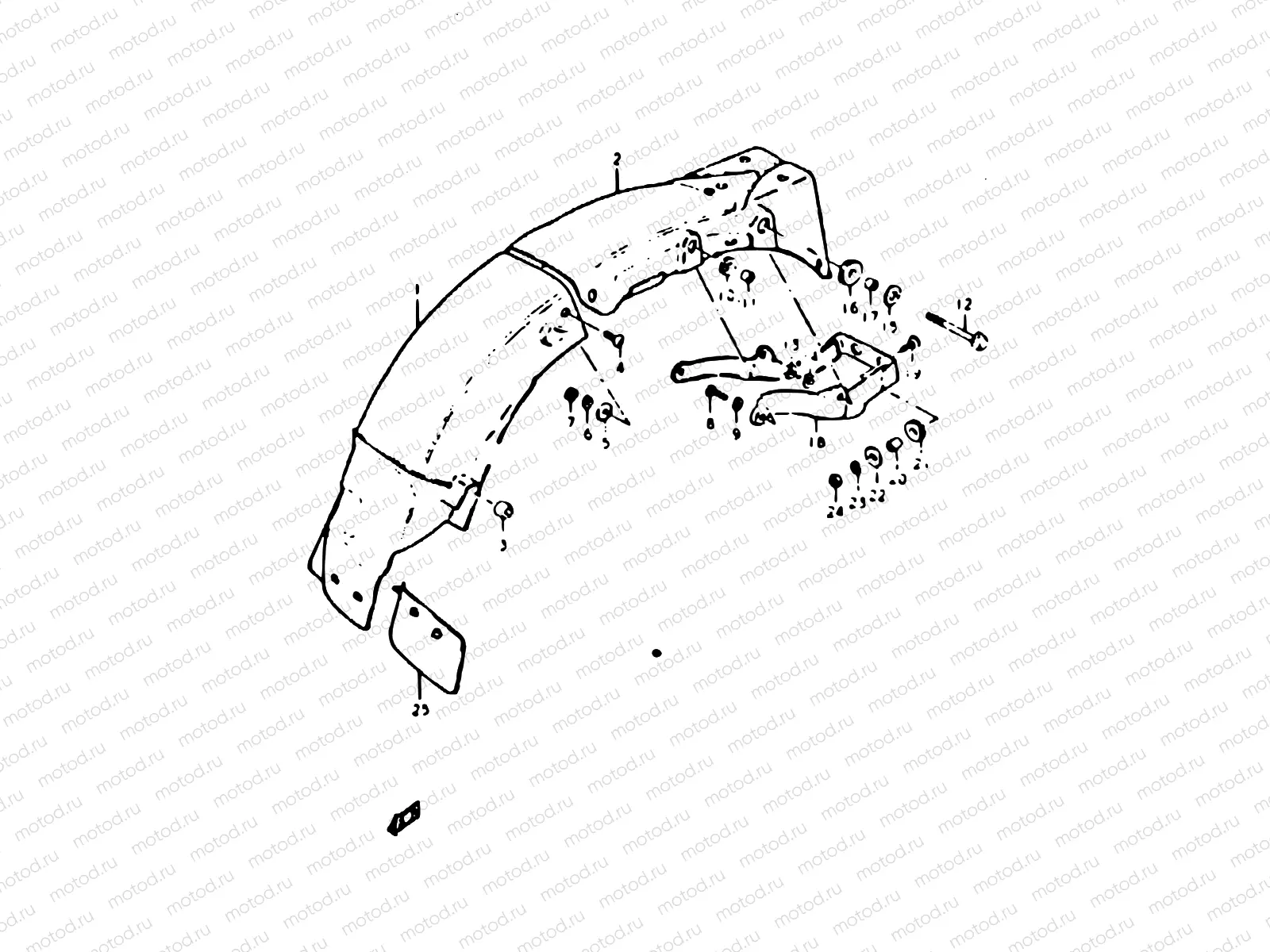 77 - REAR FENDER