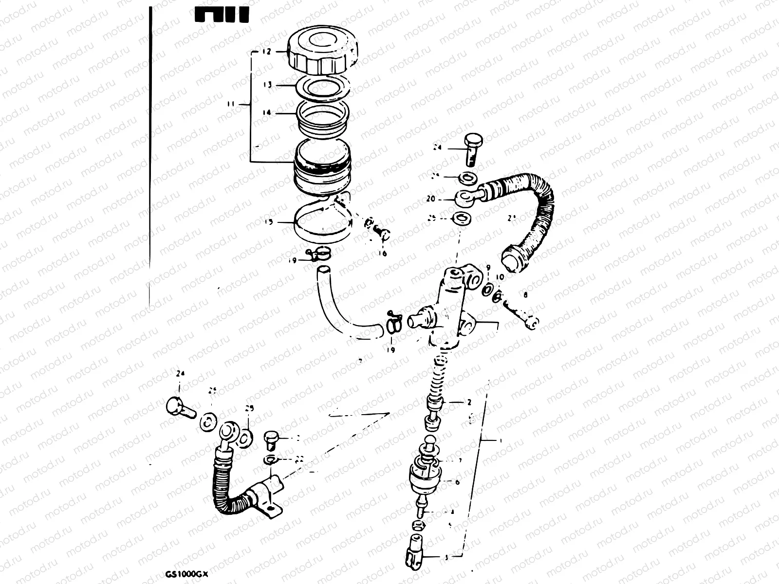 77 - REAR MASTER CYLINDER