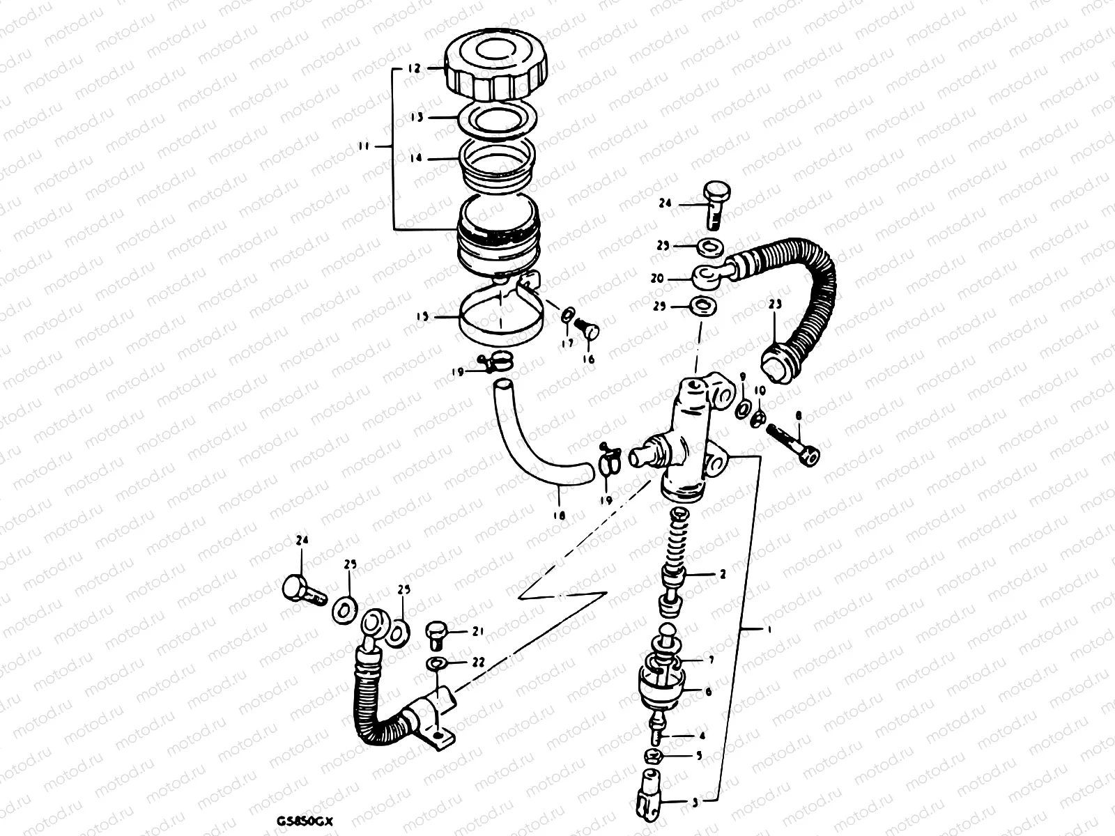 77 - REAR MASTER CYLINDER