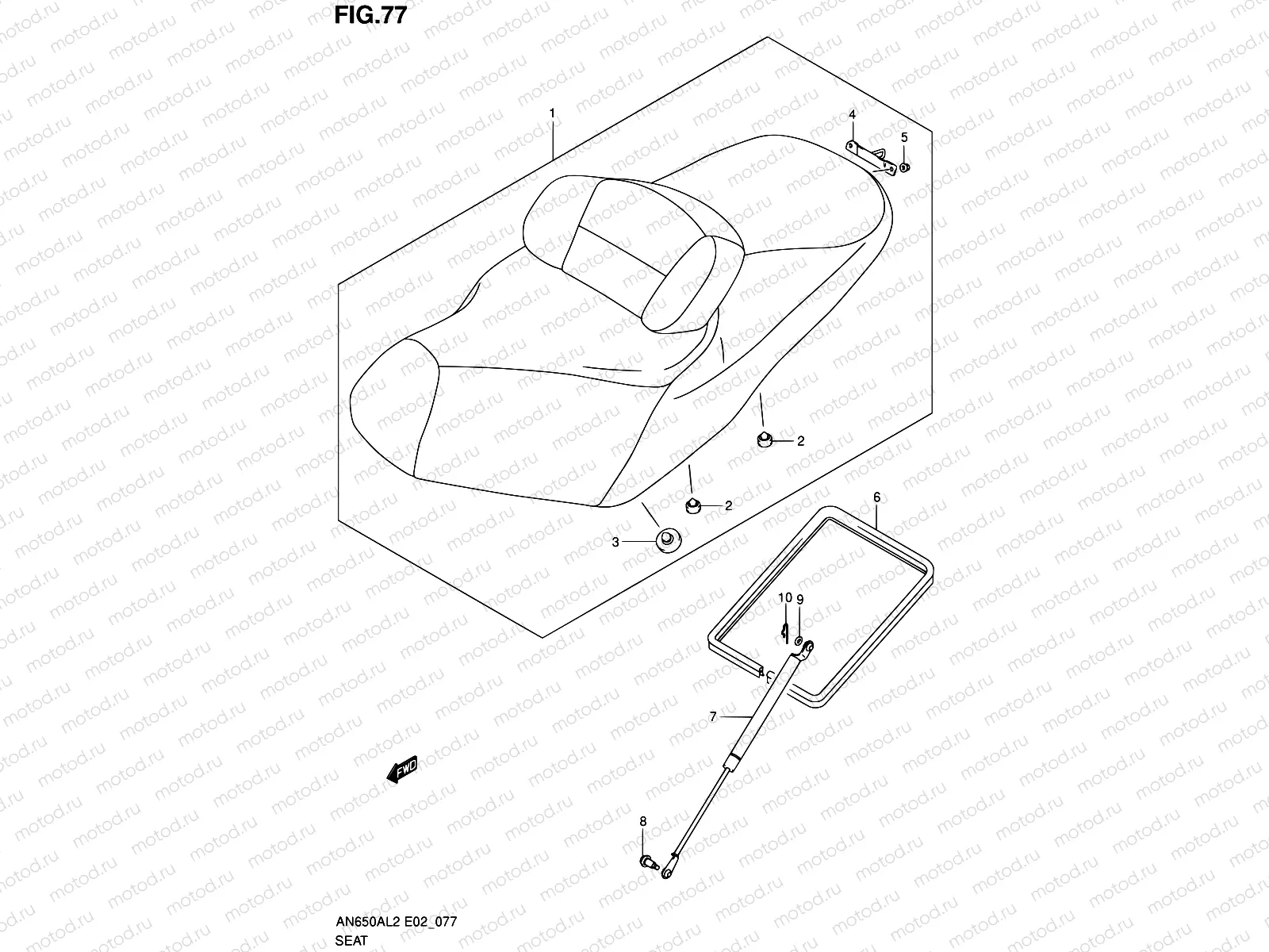 77 - SEAT (AN650AL2 E19)